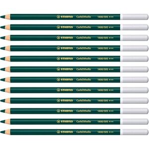 Stabilo CarbOthello Pastel Pencils 12 Pack 1400/595 Deep Leaf Green
